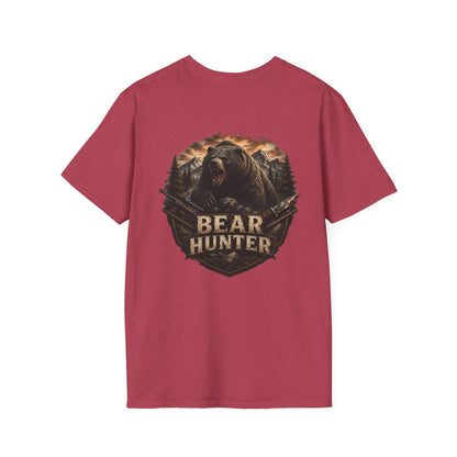 Bear hunter T‑Shirt — Retro Distressed Graphic Tee
