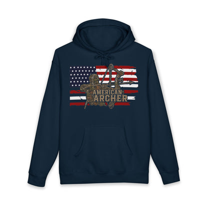 American Archer Hoodie — Patriotic Bow Hunting Sweatshirt