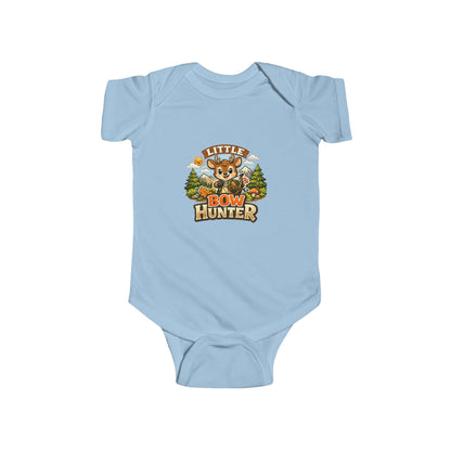 Infant Bodysuit - "Little Bow Hunter" Cute Baby Deer Hunting Graphic