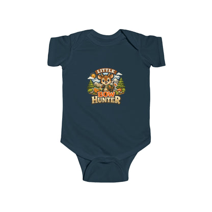 Infant Bodysuit - "Little Bow Hunter" Cute Baby Deer Hunting Graphic