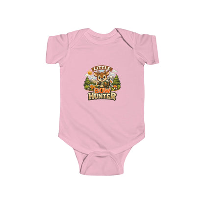 Infant Bodysuit - "Little Bow Hunter" Cute Baby Deer Hunting Graphic
