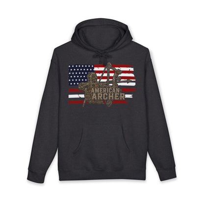 American Archer Hoodie — Patriotic Bow Hunting Sweatshirt