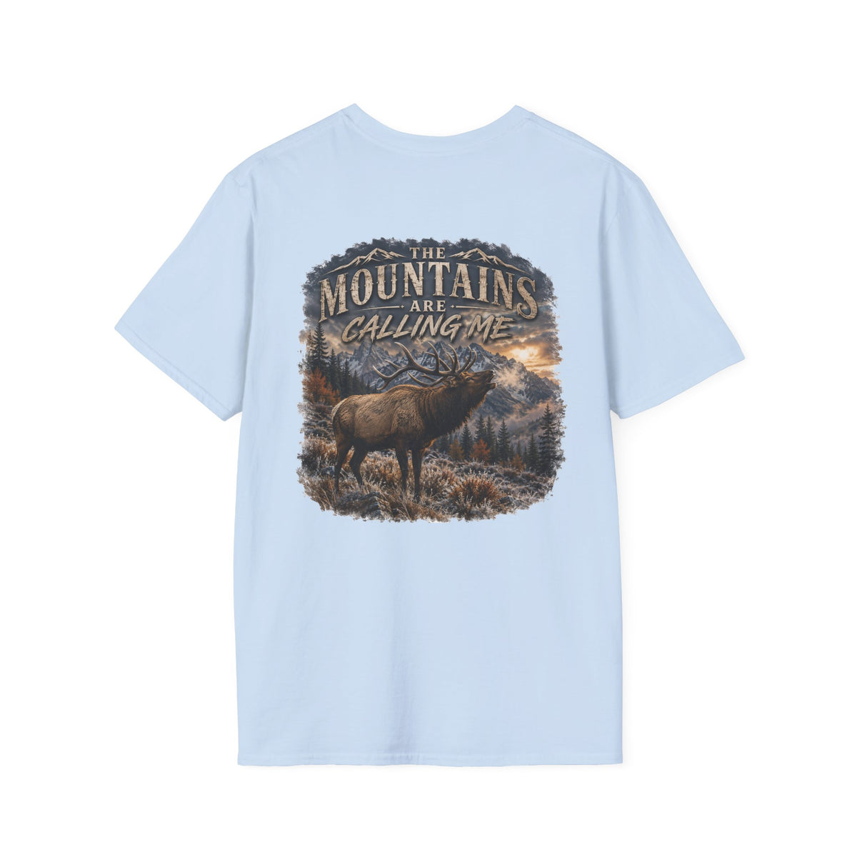 mountains are calling me T‑Shirt — Rustic Outdoor Hunting Tee