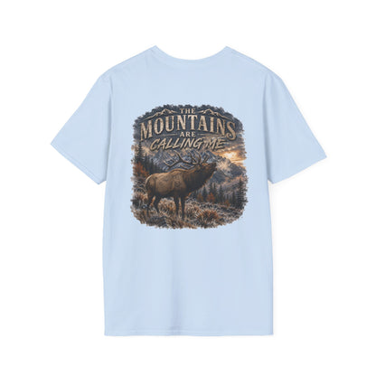 mountains are calling me T‑Shirt — Rustic Outdoor Hunting Tee