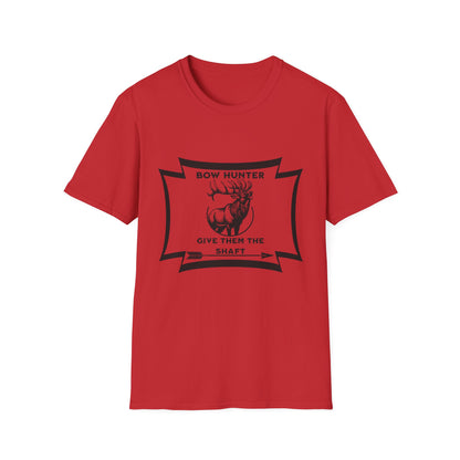 Bow Hunter T-Shirt — 'Give Them the Shaft' Graphic Tee