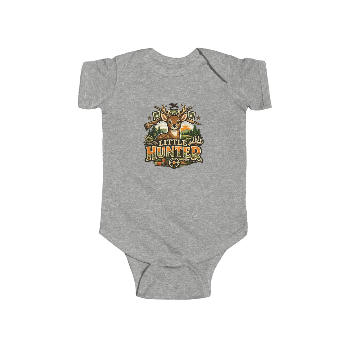 Little Hunter Baby Bodysuit – Cute Deer Woodland Infant Onesie