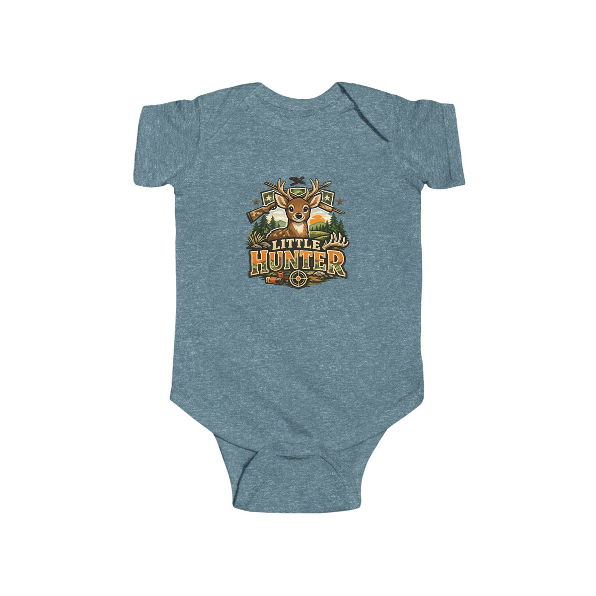 Little Hunter Baby Bodysuit – Cute Deer Woodland Infant Onesie