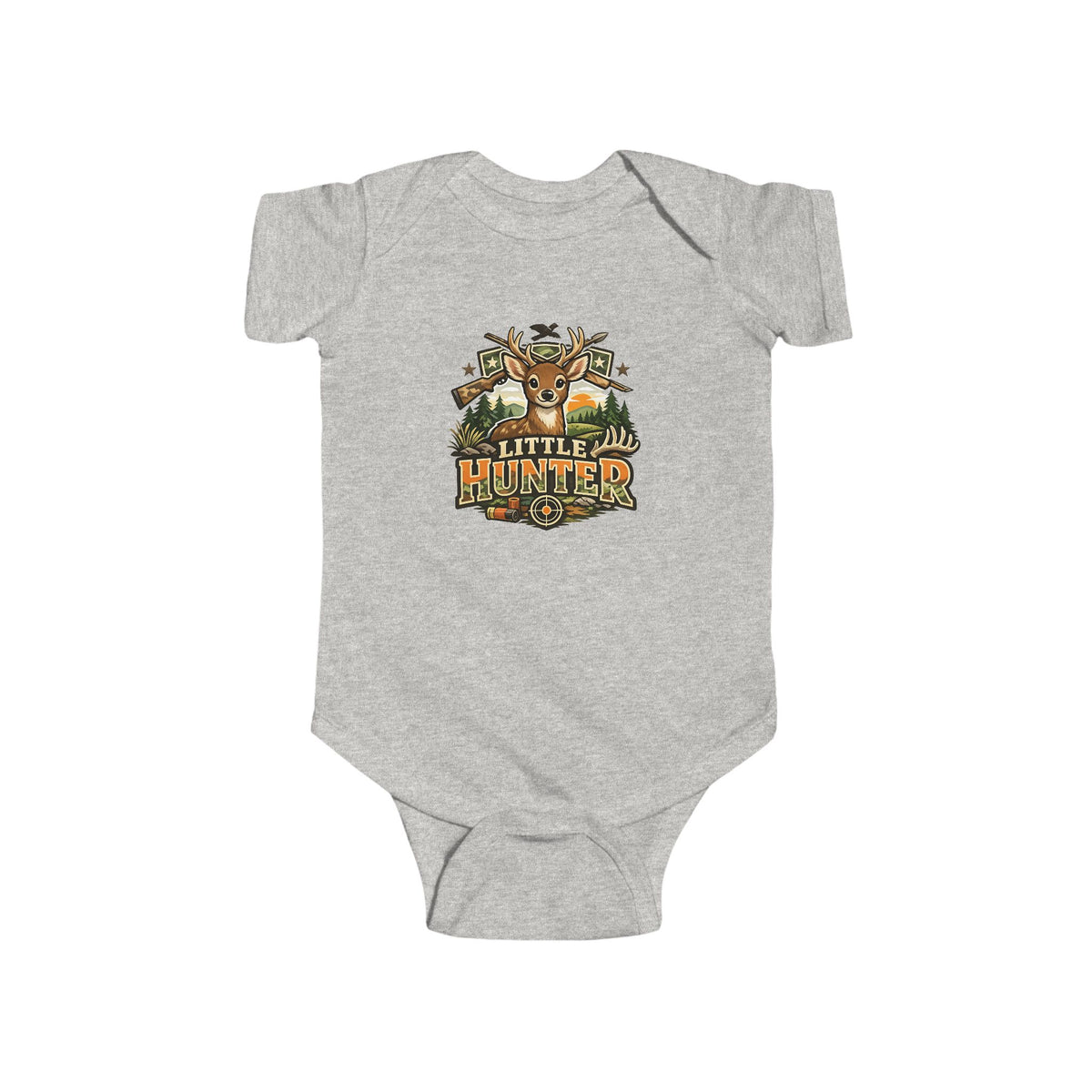 Little Hunter Baby Bodysuit – Cute Deer Woodland Infant Onesie