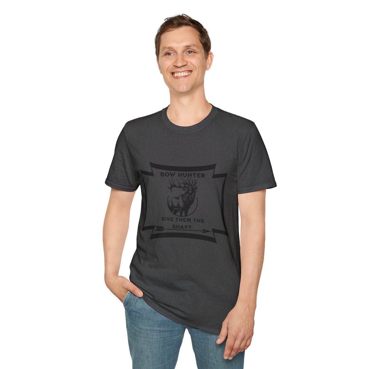 Bow Hunter T-Shirt — 'Give Them the Shaft' Graphic Tee