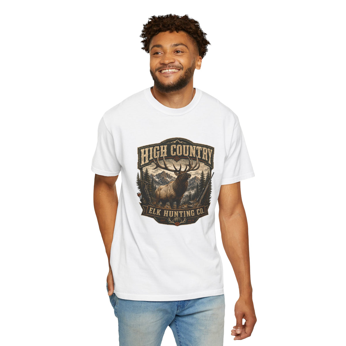 Elk Hunting High Country T-Shirt
