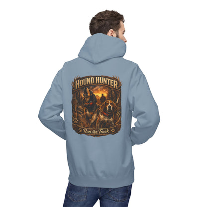 Hound Hunter Hoodie – Rustic Hunting Dog Graphic Sweatshirt