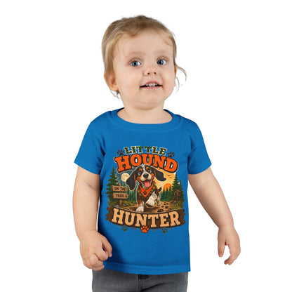 Little Hound Hunter Toddler T-Shirt – Cute Puppy Outdoor Adventure Tee