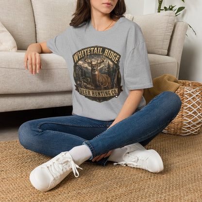 Whitetail Ridge Deer Hunting T-Shirt — Vintage Outdoor Hunting Tee