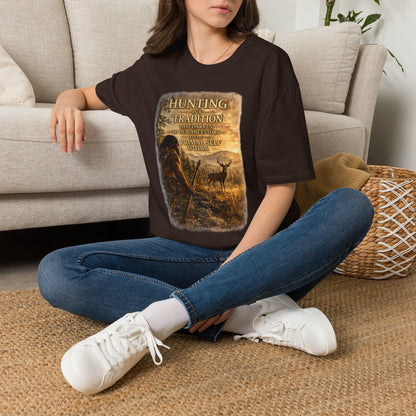 Hunting Tradition T-Shirt — "Hunting Is A Tradition" Wildlife Graphic Tee