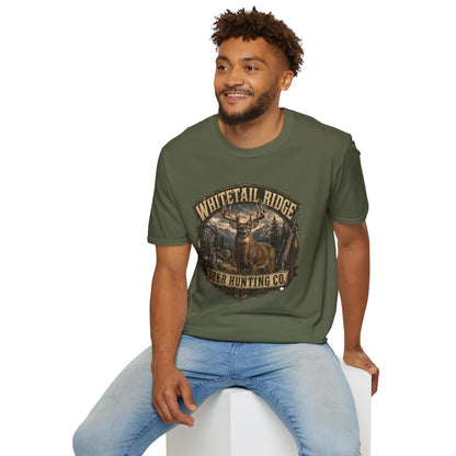Whitetail Ridge Deer Hunting T-Shirt — Vintage Outdoor Hunting Tee