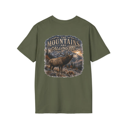 mountains are calling me T‑Shirt — Rustic Outdoor Hunting Tee