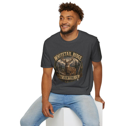 Whitetail Ridge Deer Hunting T-Shirt — Vintage Outdoor Hunting Tee