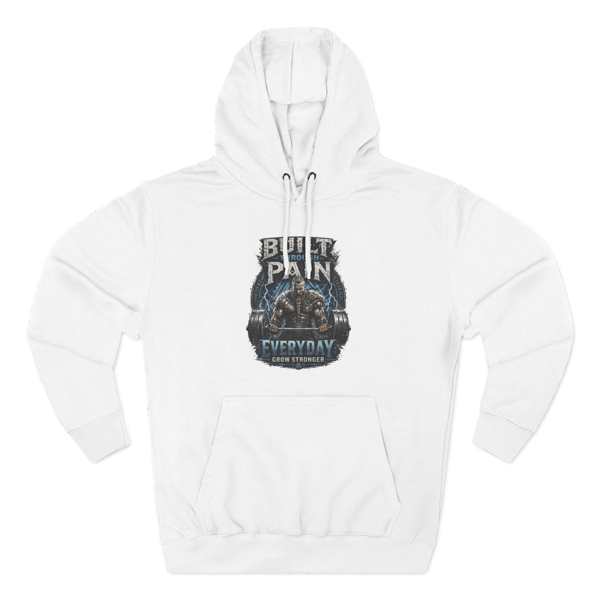 Built Pain Everyday Warrior Hoodie | Fitness Gym Motivation