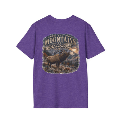 mountains are calling me T‑Shirt — Rustic Outdoor Hunting Tee