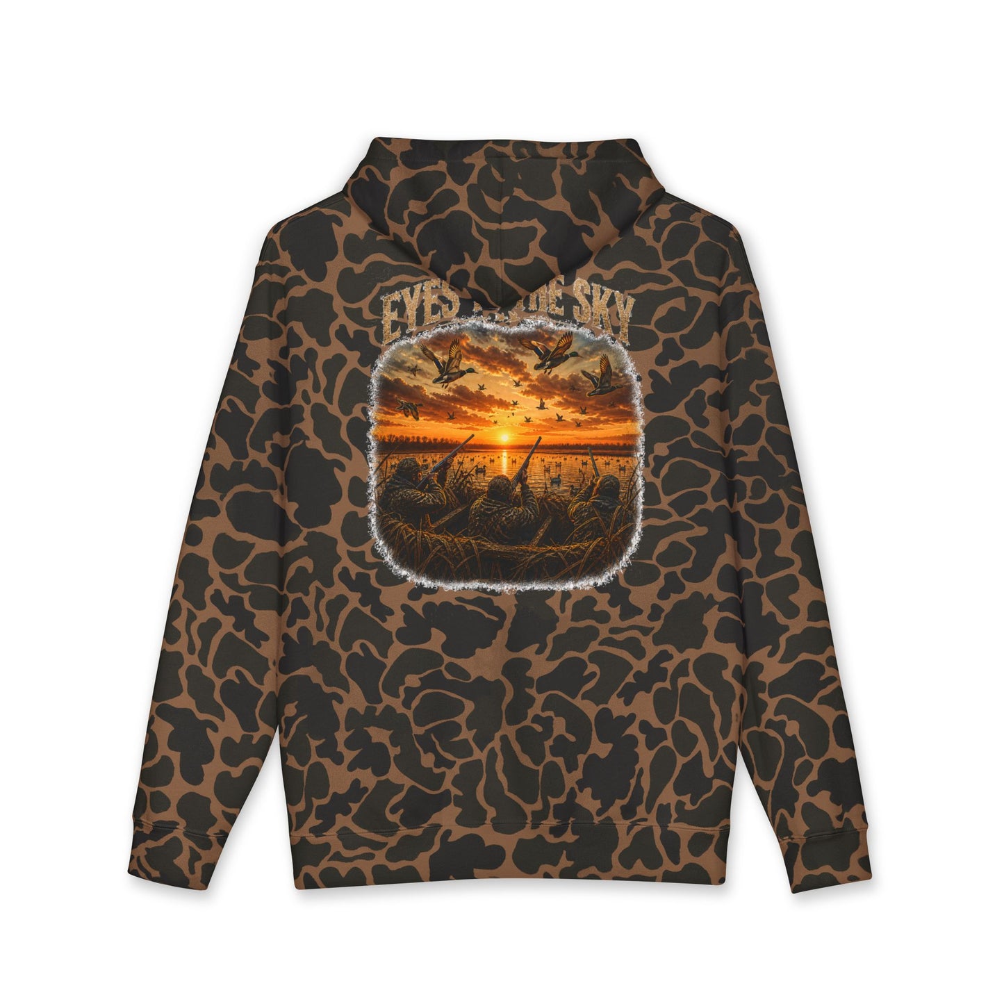 Hoodie - 'Every Wide Sky' Sunset Fishing Graphic Hooded Sweatshirt