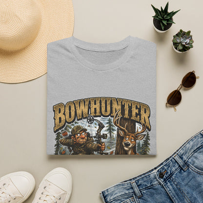 Bowhunter T-Shirt — "Stalk • Draw • Miss • Blame The Wind" Hunting Graphic Tee