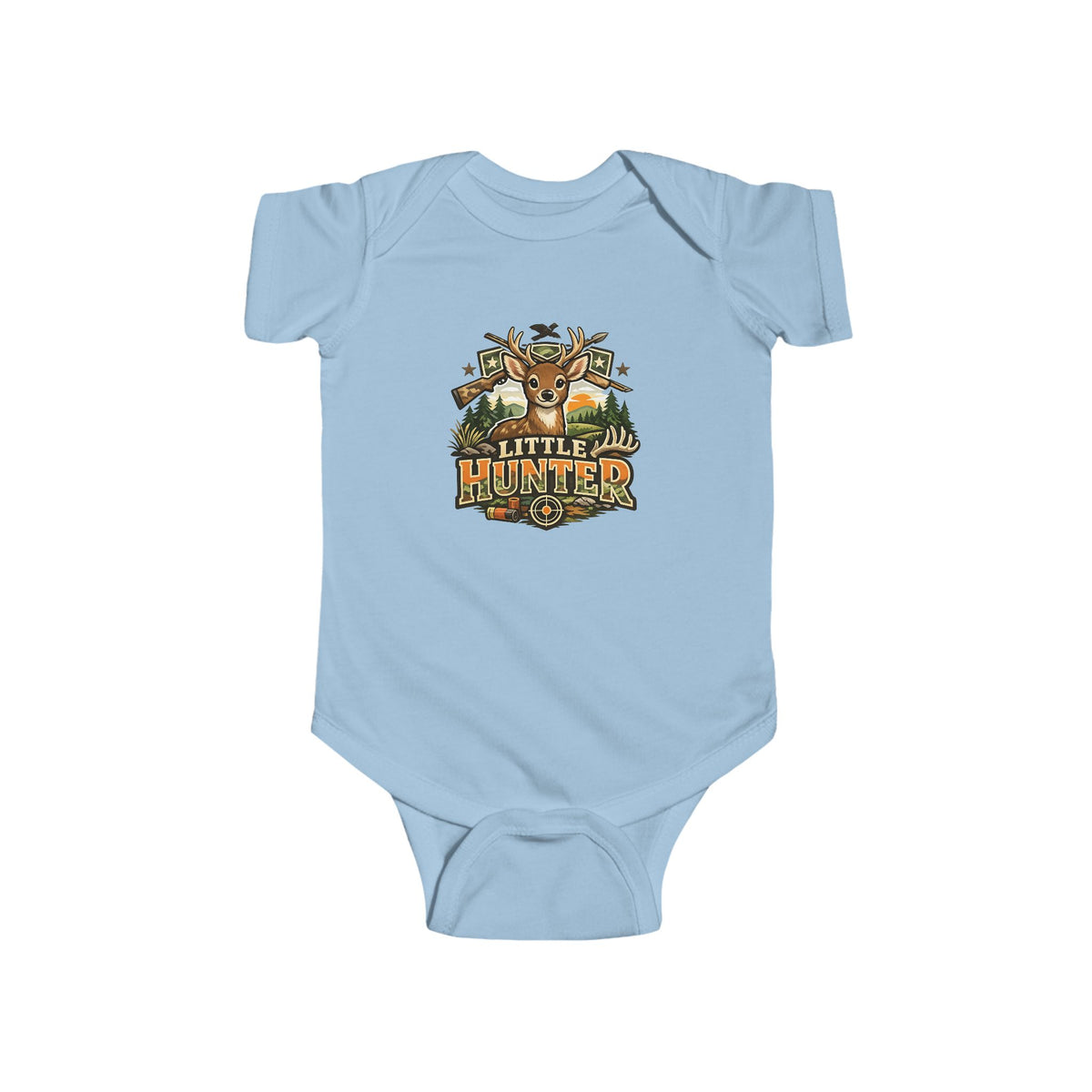 Little Hunter Baby Bodysuit – Cute Deer Woodland Infant Onesie