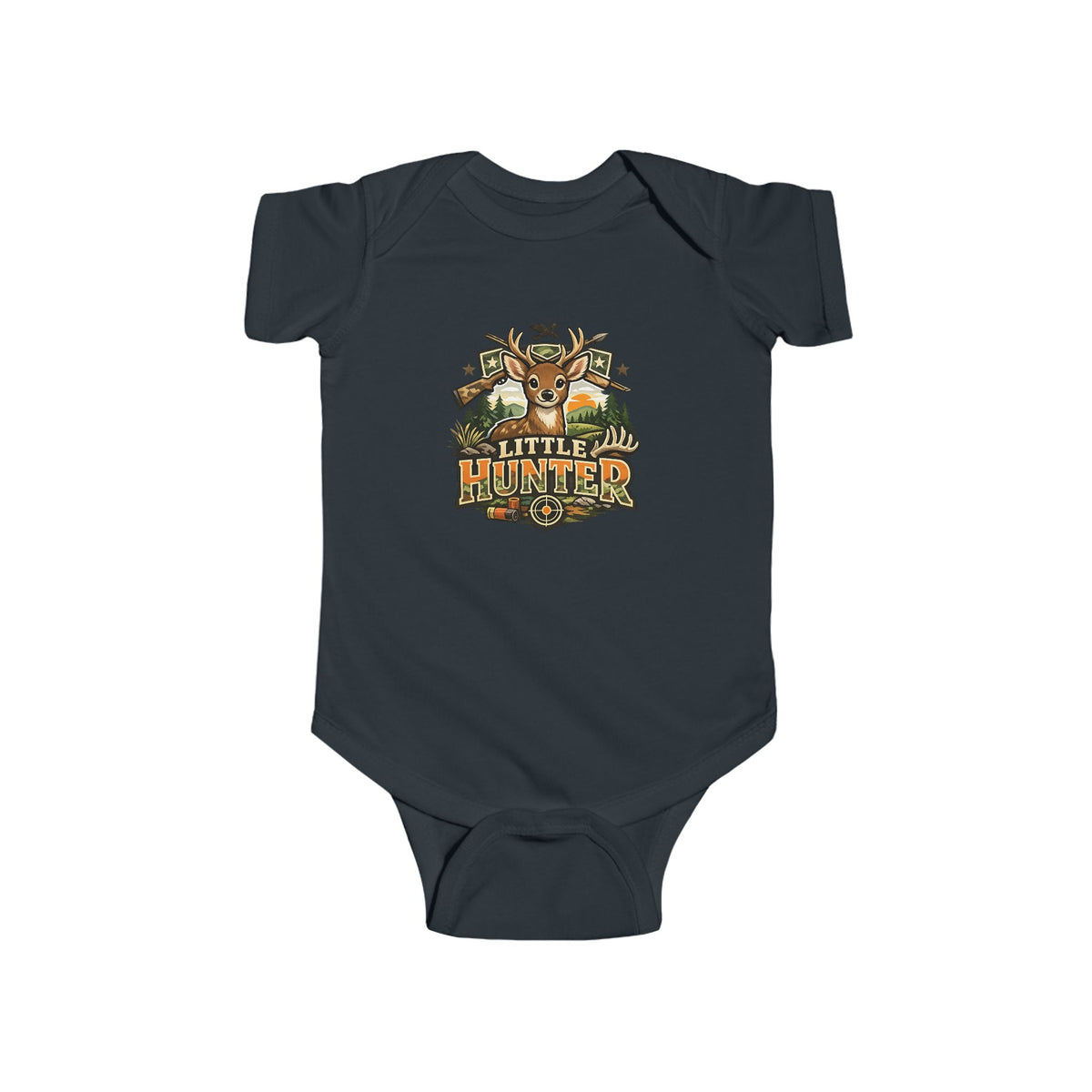 Little Hunter Baby Bodysuit – Cute Deer Woodland Infant Onesie