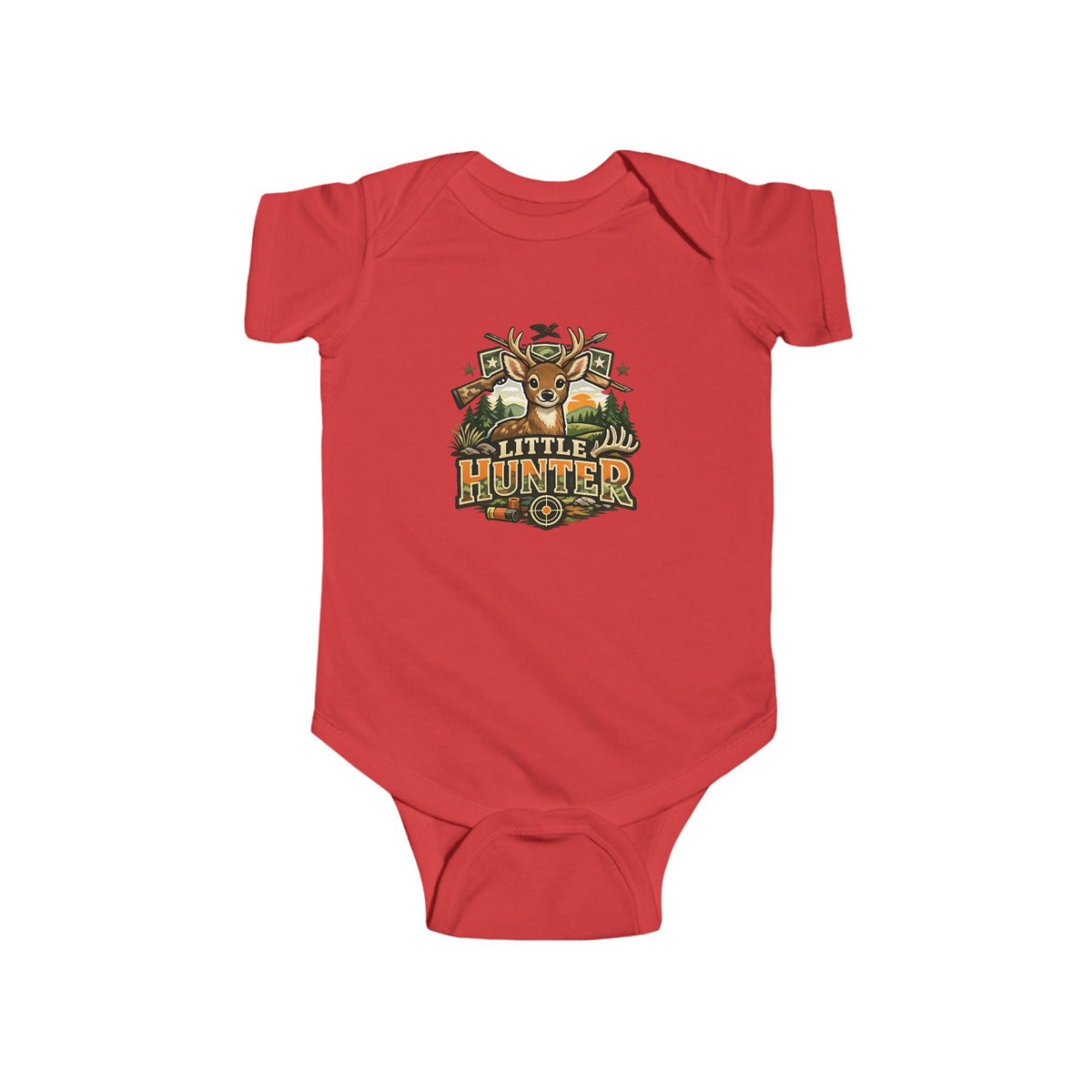 Little Hunter Baby Bodysuit – Cute Deer Woodland Infant Onesie