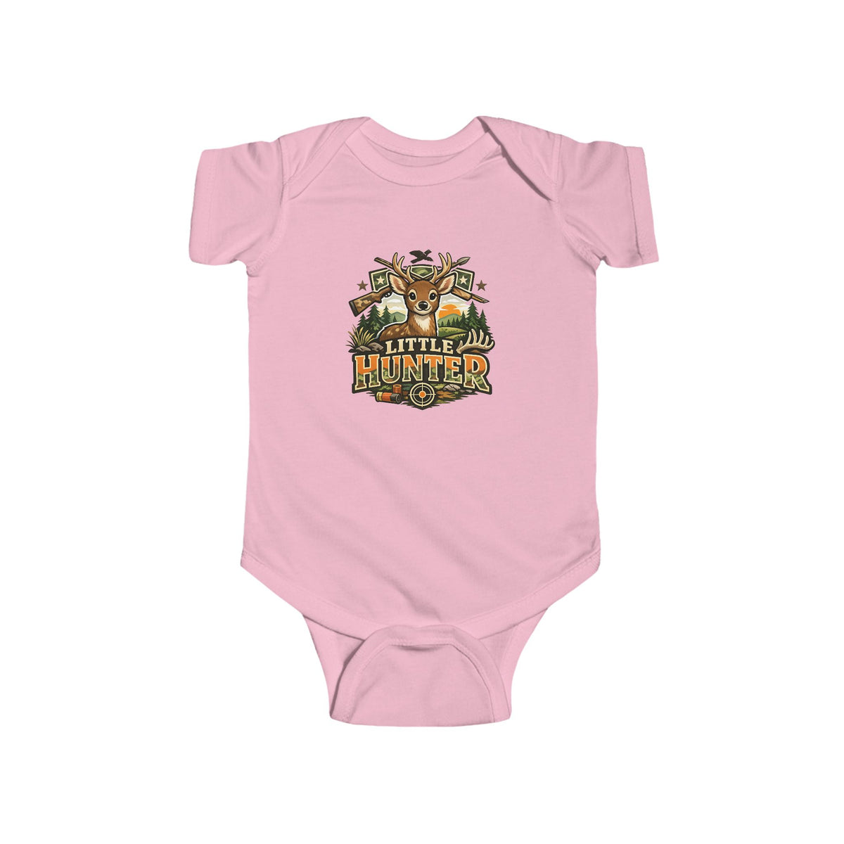 Little Hunter Baby Bodysuit – Cute Deer Woodland Infant Onesie