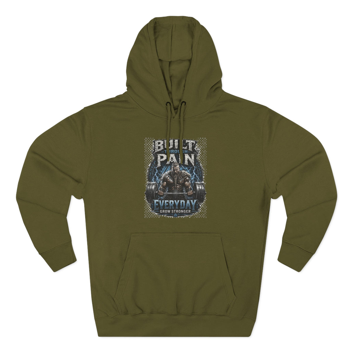 Built Pain Everyday Warrior Hoodie | Fitness Gym Motivation