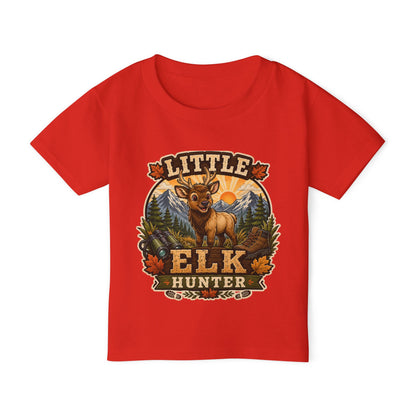 Little Elk Hunter Toddler T-Shirt — Cute Forest Animal Baby Tee