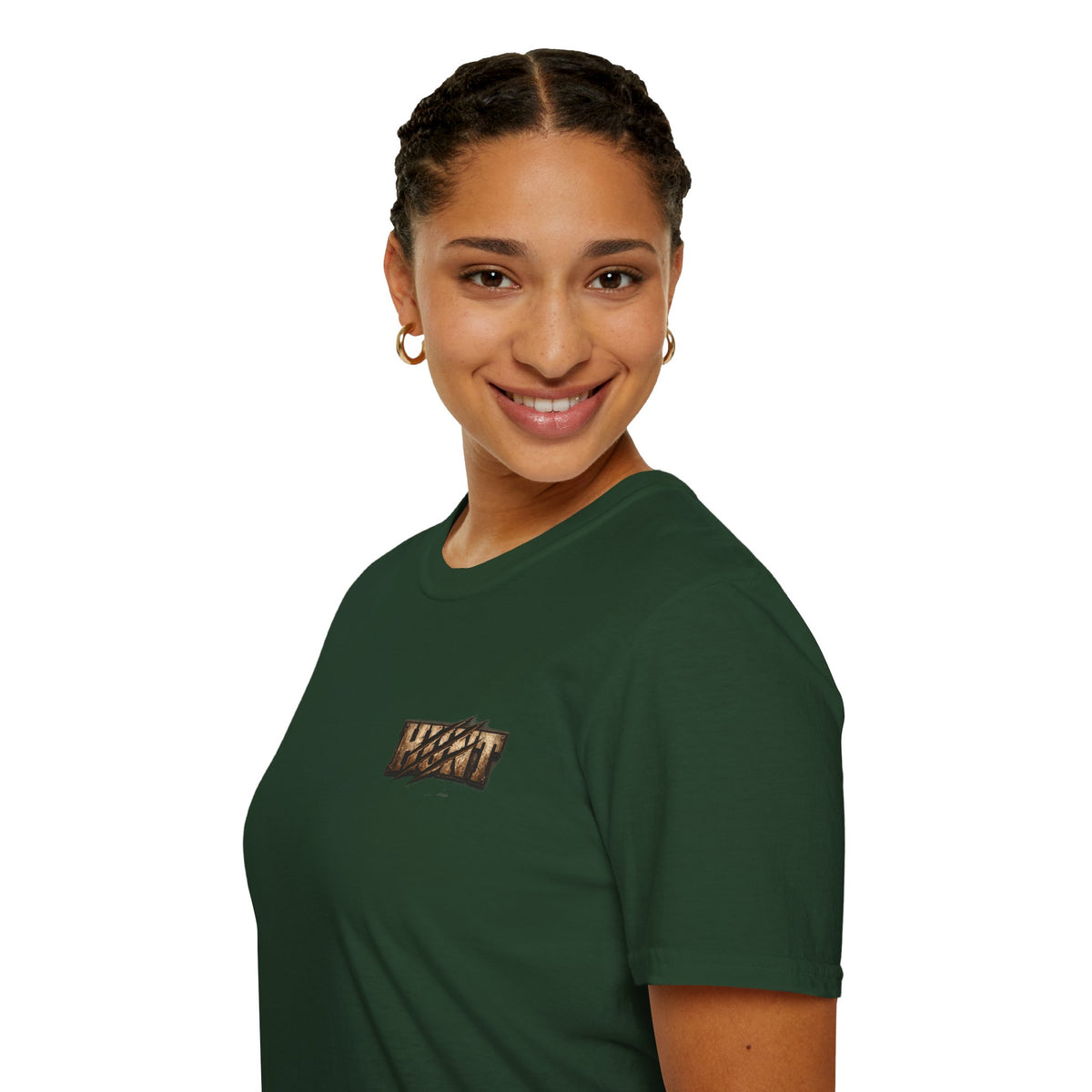 Bear hunter T‑Shirt — Retro Distressed Graphic Tee