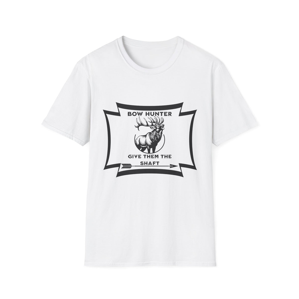 Bow Hunter T-Shirt — 'Give Them the Shaft' Graphic Tee