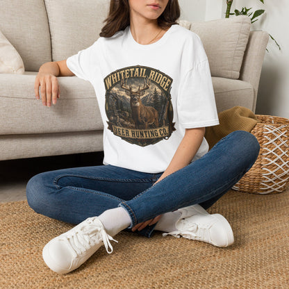 Whitetail Ridge Deer Hunting T-Shirt — Vintage Outdoor Hunting Tee