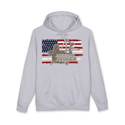 American Archer Hoodie — Patriotic Bow Hunting Sweatshirt