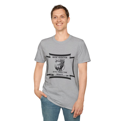 Bow Hunter T-Shirt — 'Give Them the Shaft' Graphic Tee