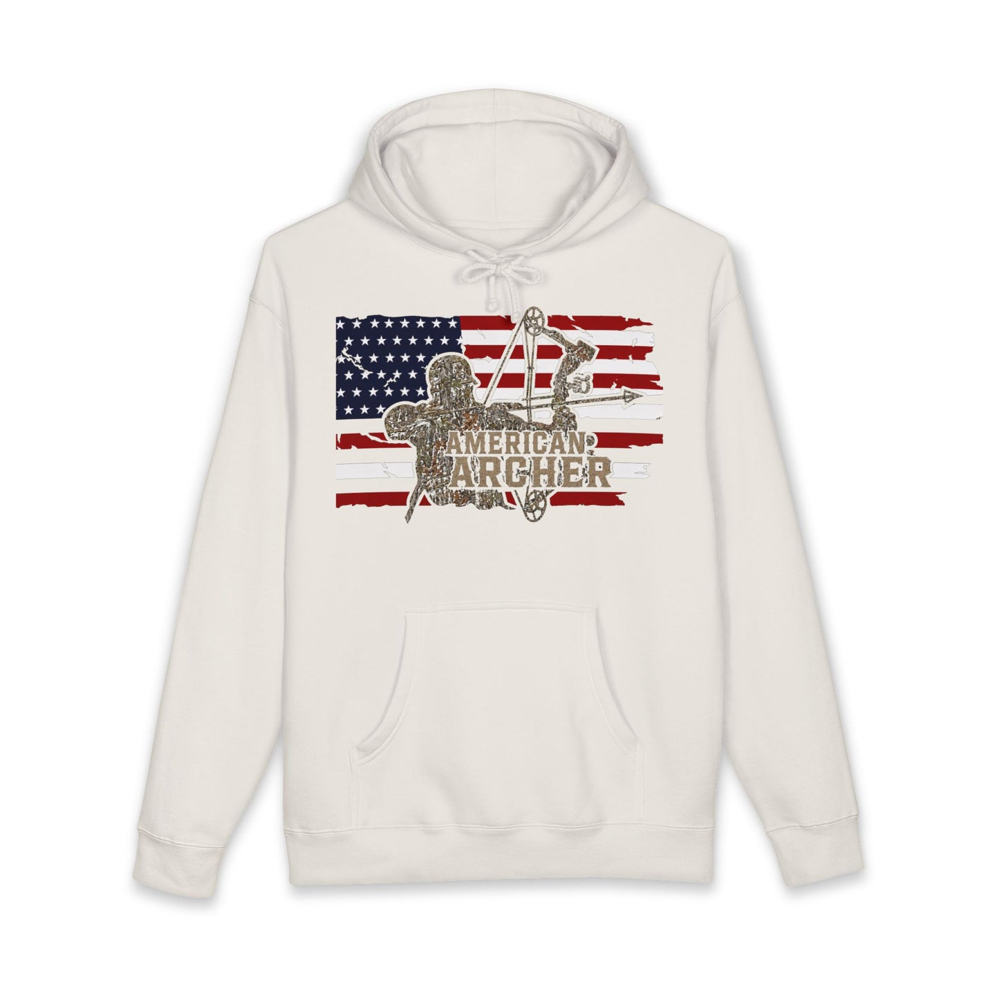 American Archer Hoodie — Patriotic Bow Hunting Sweatshirt