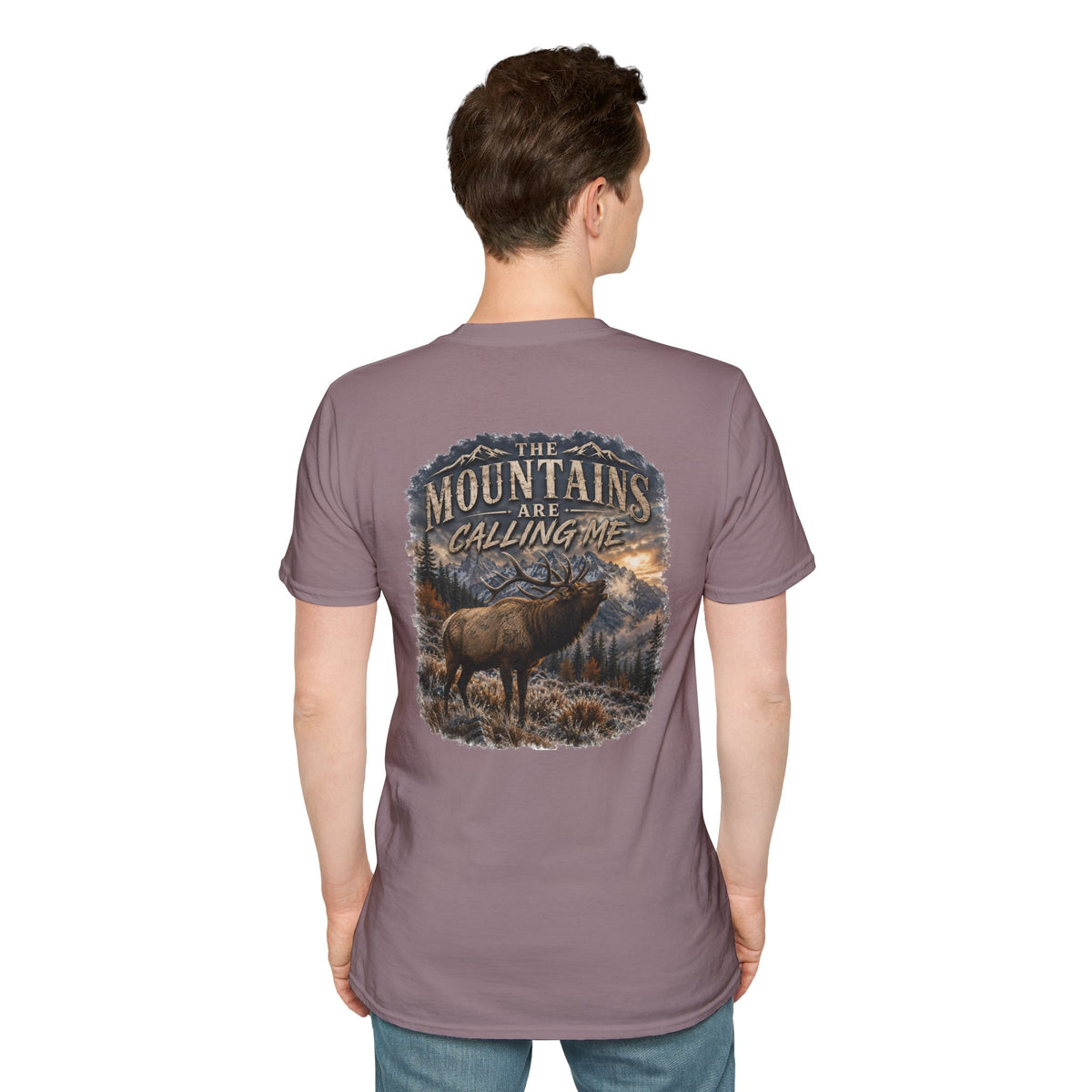 mountains are calling me T‑Shirt — Rustic Outdoor Hunting Tee