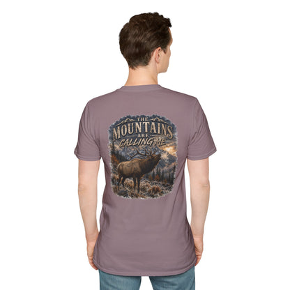 mountains are calling me T‑Shirt — Rustic Outdoor Hunting Tee