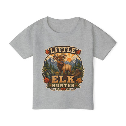 Little Elk Hunter Toddler T-Shirt — Cute Forest Animal Baby Tee