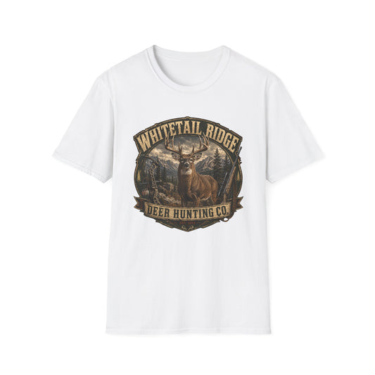 Whitetail Ridge Deer Hunting T-Shirt — Vintage Outdoor Hunting Tee
