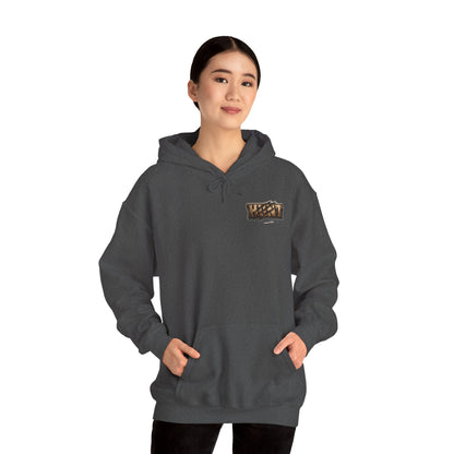Bear Hunter Hoodie — Rustic Wildlife Hunting Graphic Sweatshirt