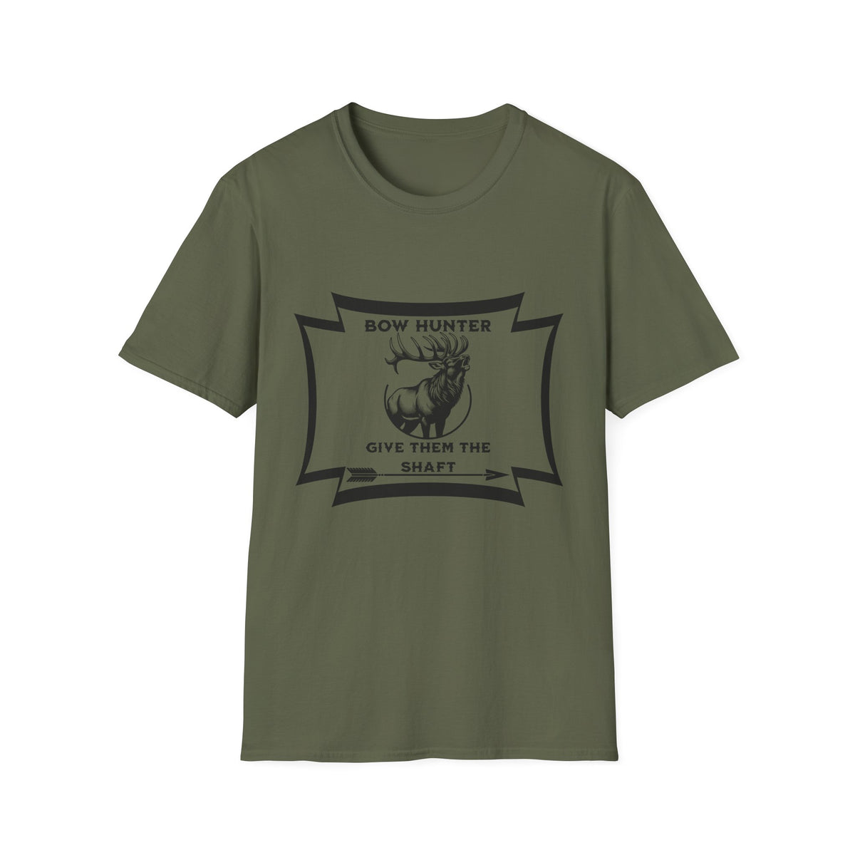 Bow Hunter T-Shirt — 'Give Them the Shaft' Graphic Tee