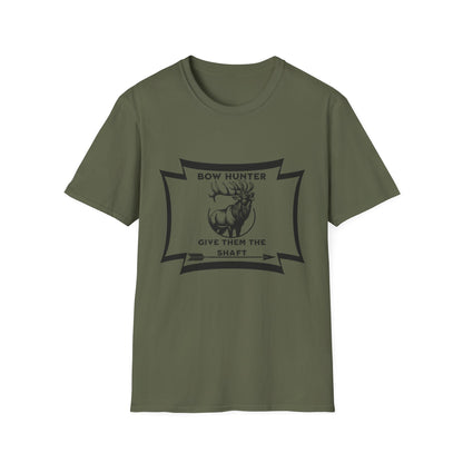 Bow Hunter T-Shirt — 'Give Them the Shaft' Graphic Tee