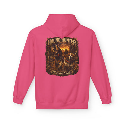 Hound Hunter Hoodie – Rustic Hunting Dog Graphic Sweatshirt