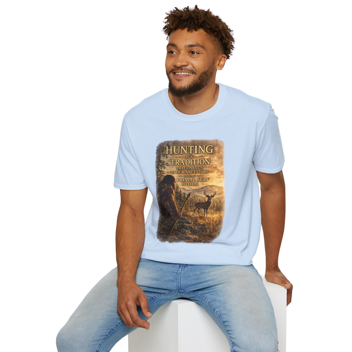 Hunting Tradition T-Shirt — "Hunting Is A Tradition" Wildlife Graphic Tee