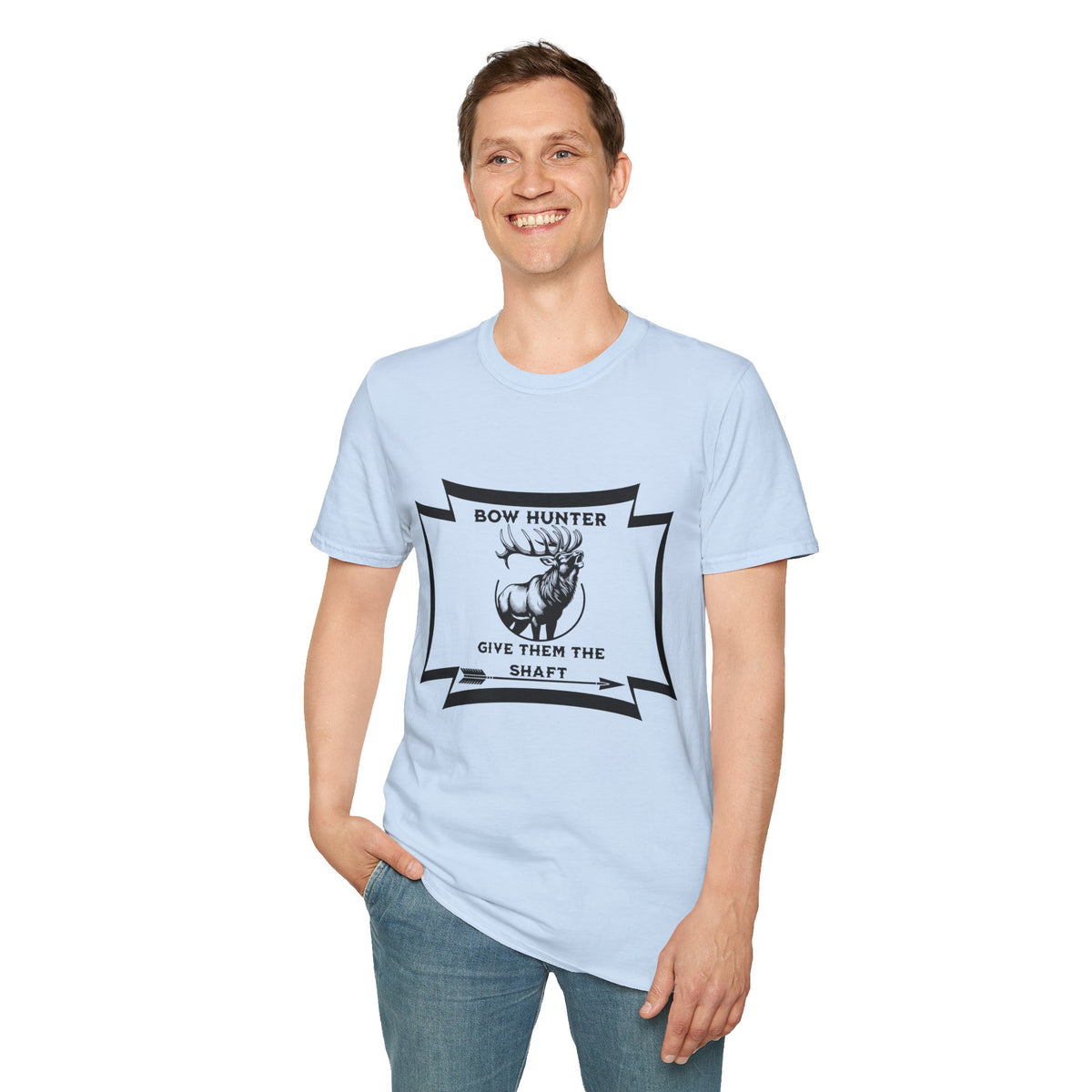 Bow Hunter T-Shirt — 'Give Them the Shaft' Graphic Tee