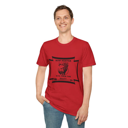 Bow Hunter T-Shirt — 'Give Them the Shaft' Graphic Tee