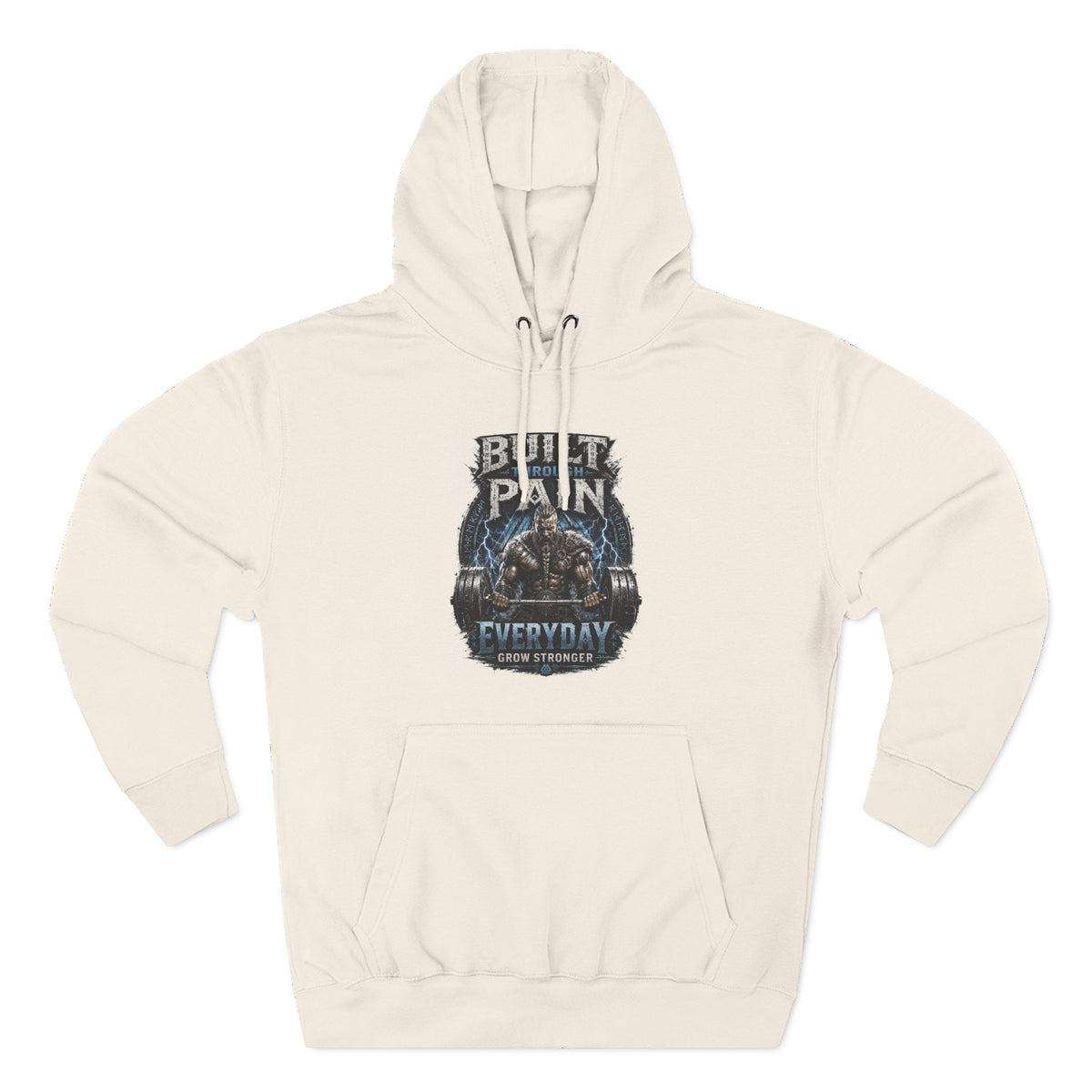 Built Pain Everyday Warrior Hoodie | Fitness Gym Motivation