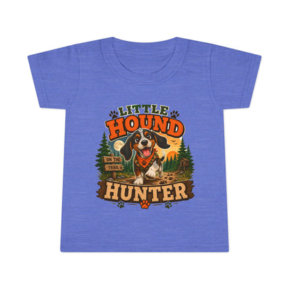 Little Hound Hunter Toddler T-Shirt – Cute Puppy Outdoor Adventure Tee